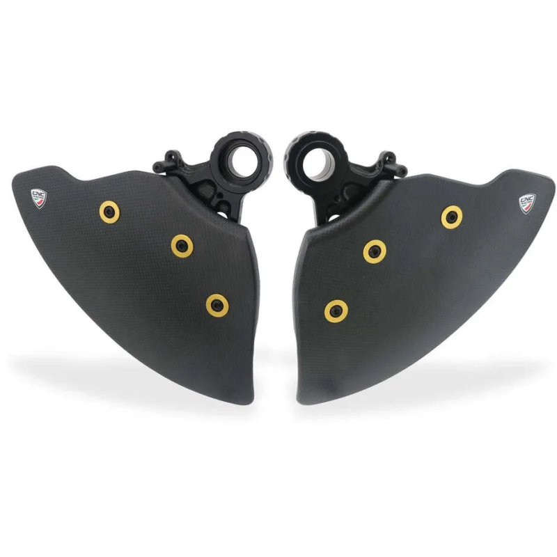 GP DUCTS EVO ZA750 - Sistema Raffreddamento Impianto Frenante - Carbonio Opaco CNC Racing Oro Spedito Oggi