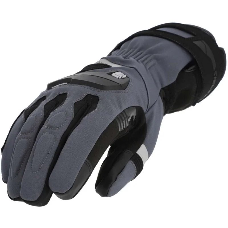 Guanti da Moto Tecnici inTessuto ACERBIS CE WINTER TOUR Nero Grigio Reso Gratuito