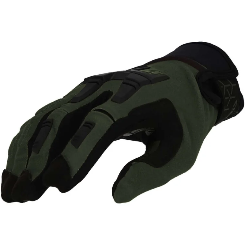 Pagamento Sicuro Guanti da MotoTecnici in Tessuto ACERBIS CE X-ENDURO Verde Militare