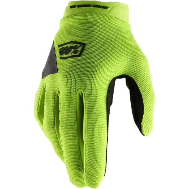 A Buon Prezzo Guanti Donna Moto Cross Enduro 100% RIDECAMP Giallo Fluo Nero