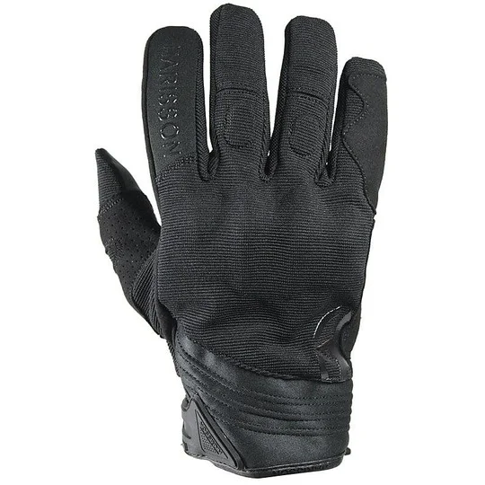 Guanti Donna Moto Estivi in Tessuto Certificati Harisson SPLASH EVO Lady Nero Solo Oggi