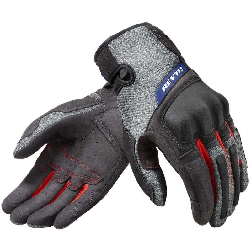 Più Venduto Guanti Donna Moto Estivi Rev'it VOLCANO Ladies Nero Grigio