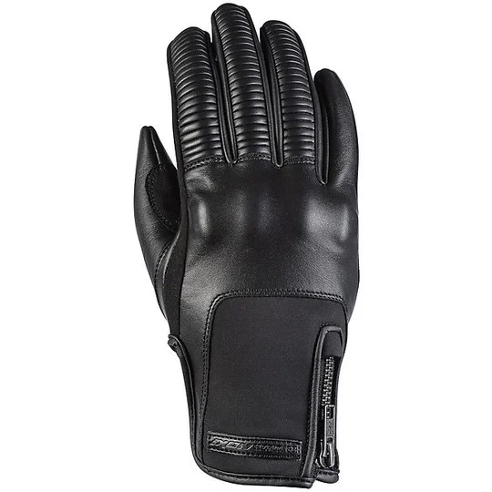 Guanti Donna Moto in Pelle Custom Mezza Stagione Ixon RS NEO Lady Nero Spedito Oggi