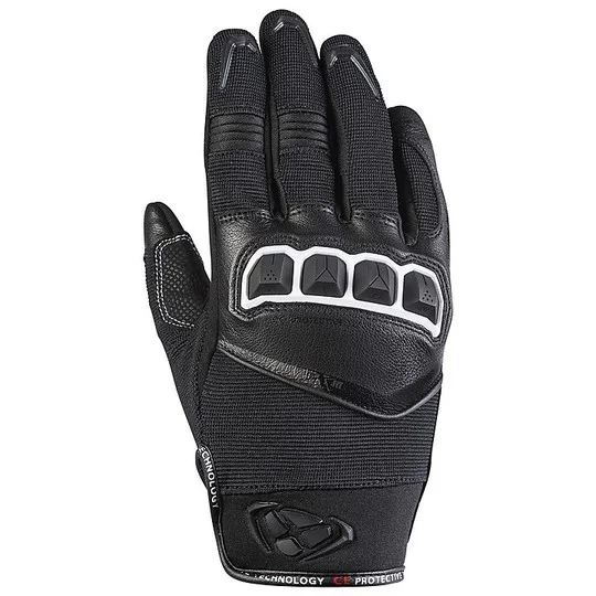 Guanti Donna Moto In Pelle e Tessuto Ixon RS RUN Lady Nero Nuovo Arrivo