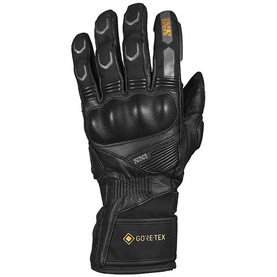 Guanti Donna Moto In Pelle E Tessuto Turismo Ixs VIPER-GTX 2.0 Nero Nuova Collezione
