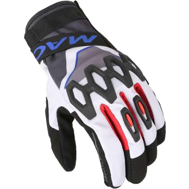Nuova Collezione Guanti Moto Macna Zairon Light Grigio Nero Blu
