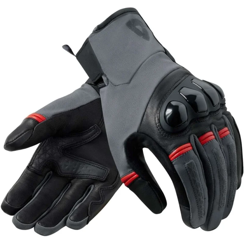 Novità Guanti Moto Tessuto Rev'it SPEEDART H2O Nero Grigio