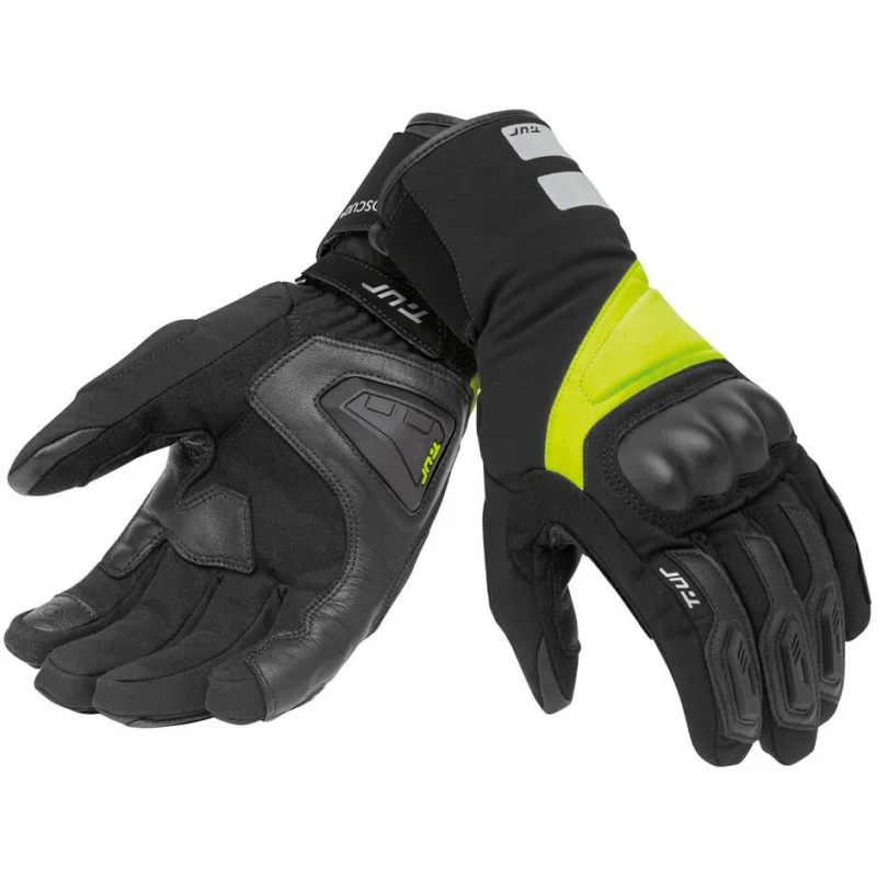Popolare Guanti MotoT-UR T914HM G-ONE PRO HYDROSCUD Nero Giallo