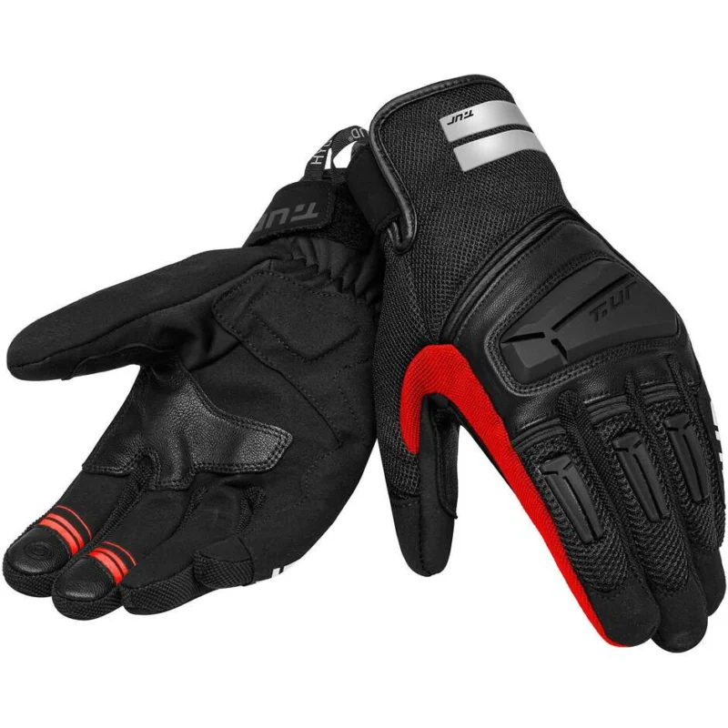 Offerta Lampo Guanti Moto T-UR T922HU G FIVE HYDROSCUD Nero Rosso
