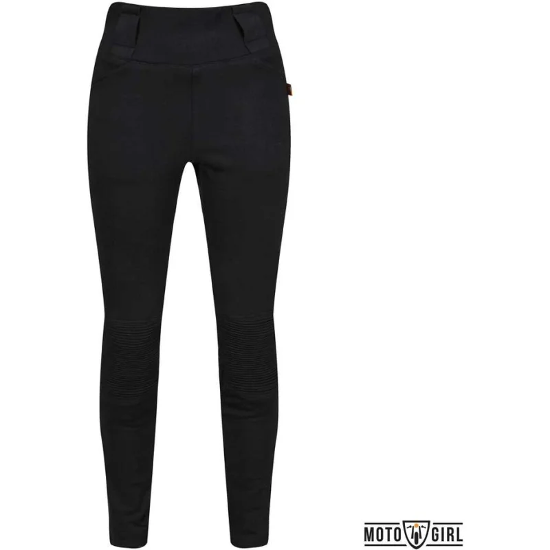 Spedizione Espresso Jeans Moto Tucano Urbano MOTOGIRL RIBBED LEGGINGS Black