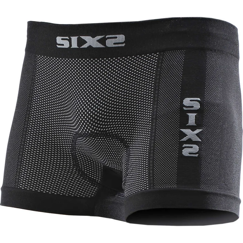 Cycling Boxer With Agile Pad Sixs Black Carbon Offerta