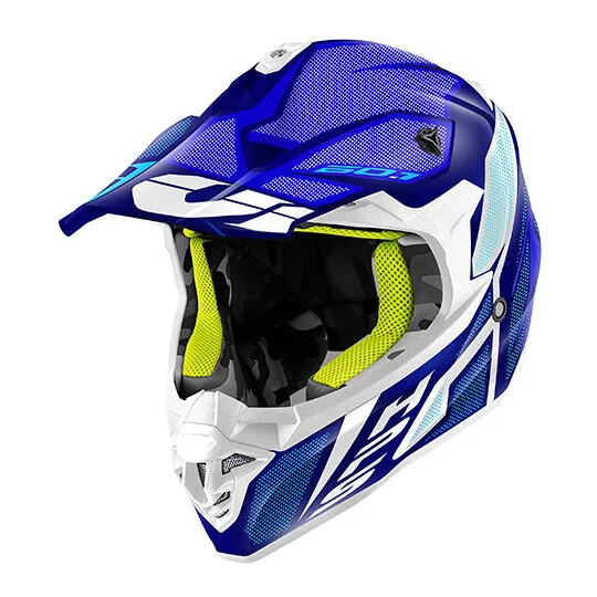 Givi 60.1 INVERT Cross Enduro Motorcycle Helmet Blue White Spedito Oggi