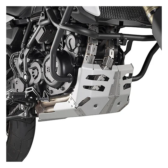 Givi RP5103 specific sump guard in satin anodized aluminum for BMW F 650 GS / F 800 GS (08 > 17); F 700 GS (13-17); F 800 GS Adventure (13-18) Economico