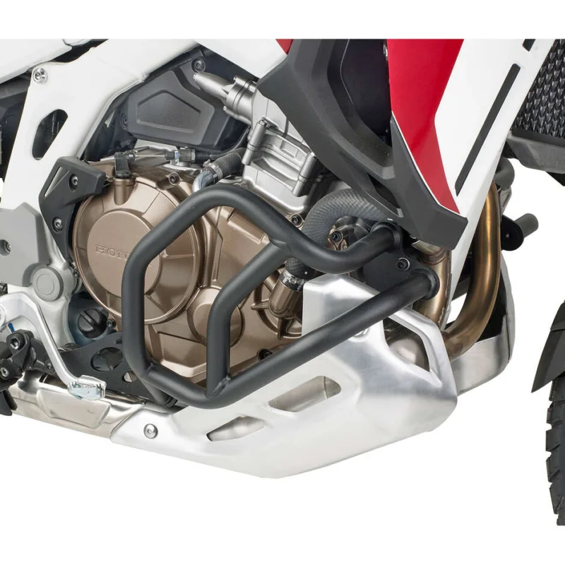 Givi TN1178 black tubular engine guard For HONDA CRF 1100L Africa Twin (20 > 24); CRF 1100L Africa Twin Adventure Sports (20 > 24) Popolare