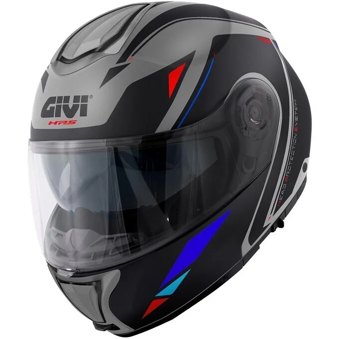 Givi X26 Square Modular Motorcycle Helmet P/J Matt Grey Black Red Blue Nuova Collezione