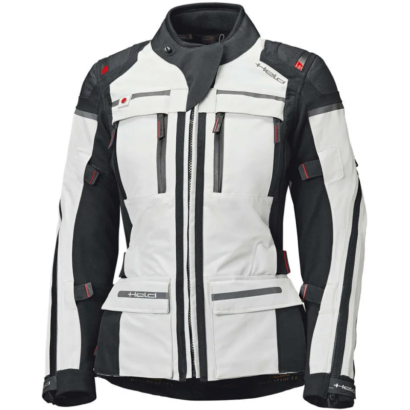 Held Atacama Top Women's Motorcycle Jacket Grey Red Subito Disponibile