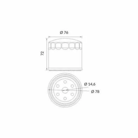 Filtro Olio Bimota Db4 900 1998-2002 Affare