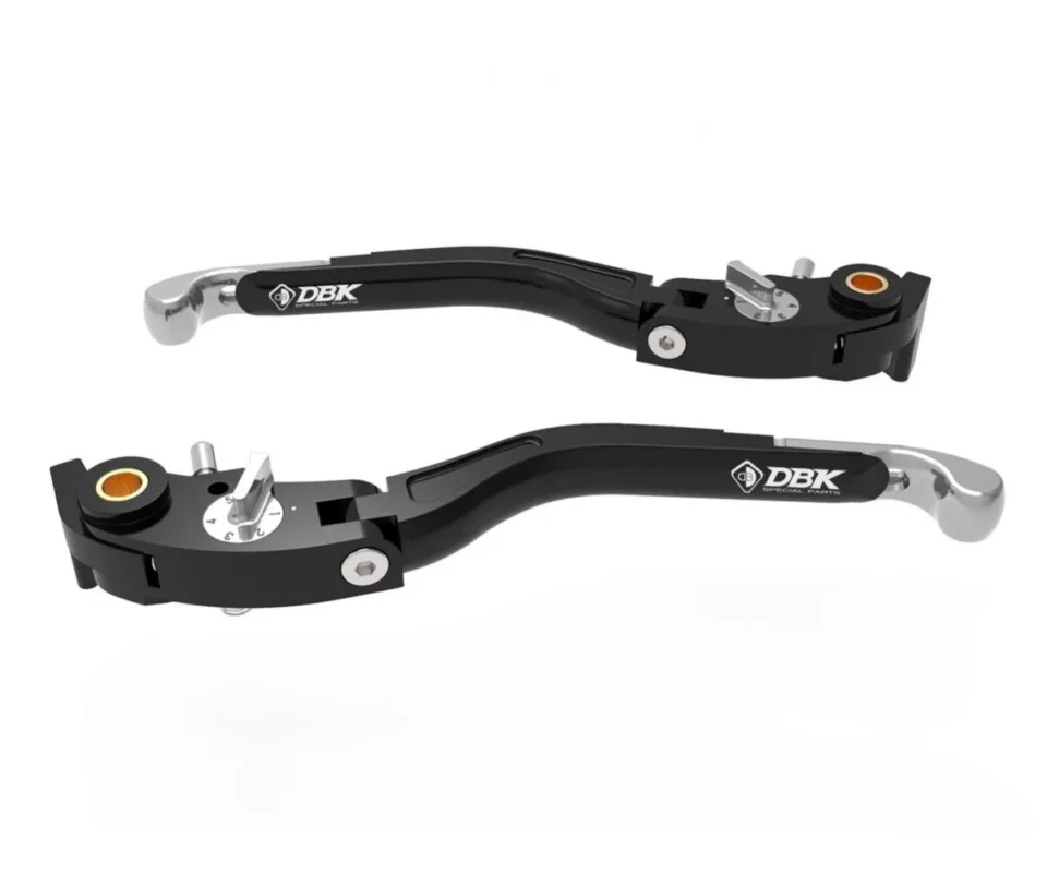 Leve Freno / Frizione Regolabili Eco Gp 2 Nero Silver Dbk Per Ducati Hypermotard 698 MonoModelli dal 2024 al 2026 LEA16E Economico