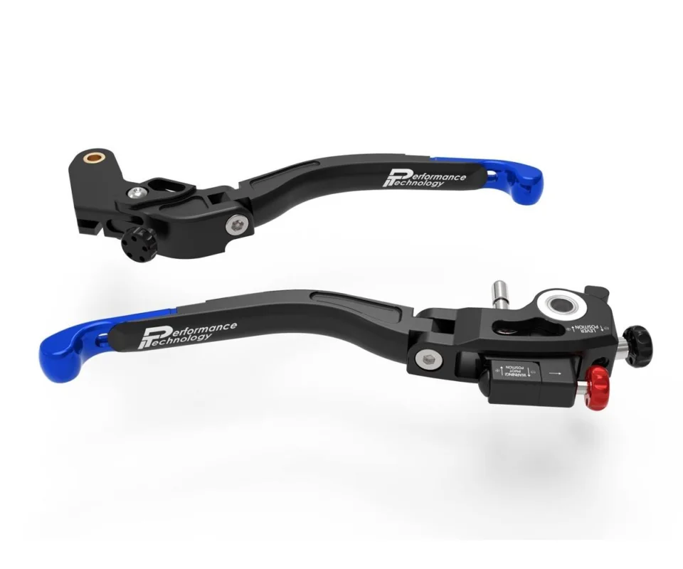 Soddisfatti O Rimborsati Leve Freno / Frizione Regolabili Doppia Regolazione L27 Nero Blu Dbk Per Aprilia Tuono V4 FactoryModelli dal 2021 al 2026 L27C