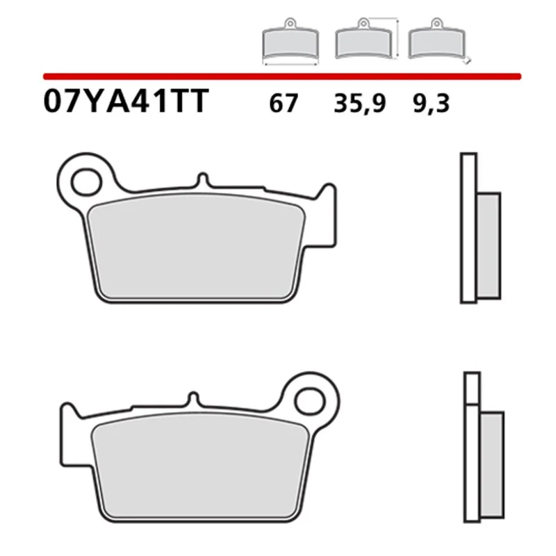 Offerta Del Giorno Pastiglie del freno Brembo Fantic 125 XX 2022-2025 posteriori