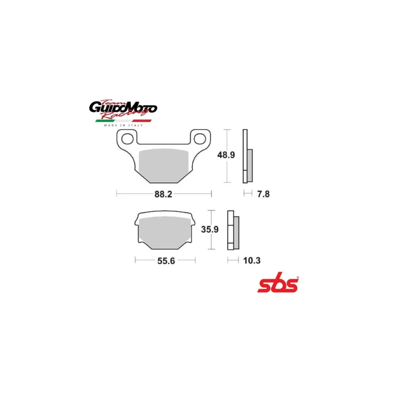 PASTIGLIE FRENO CARBON CERAMIC MOTOCICLI SCOOTER SBS 203 HF 6562030 Offerta Speciale