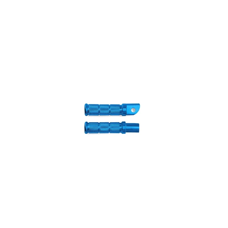 360021 COPPIA PEDANE APPOGGIA PIEDI IN ALLUMINIO ANODIZZZATO BLU APRILIA RS 1999 Offerta Del Giorno