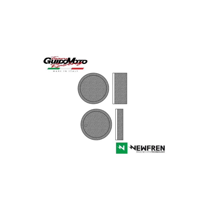 Bestseller PASTIGLIE FRENO CARBON CERAMIC MOTOCICLI HONDA CB 125 200 NEWFREN FD0011BT